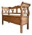Farmhouse Kitchen Chest Bench in Softwood For Sale