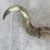 Vintage Bull Horns With Wood & Skin For Sale - Image 4 of 8