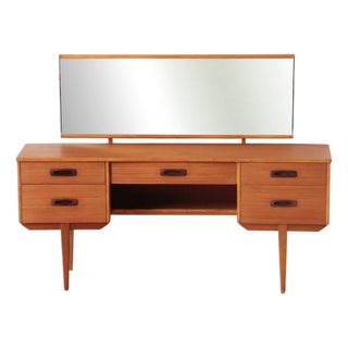 Vintage English Teak Dressing Table from Limelight Furniture, 1960s For Sale