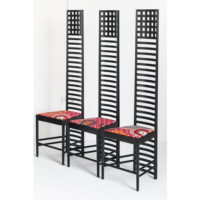 Wood 292 Chairs by Charles Rennie Mackintosh for Cassina, Italy, 1990s, Set of 4 For Sale - Image 7 of 18