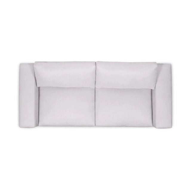 Moss Studios Moss Home Hov Sofa 108", Luca Snow For Sale - Image 4 of 7