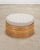 Mid-Century 7 Strand Paul Frankl Style Stacked Rattan Ottoman For Sale - Image 17 of 18