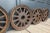 Vintage Car Spokes, Set of 4 For Sale - Image 11 of 13