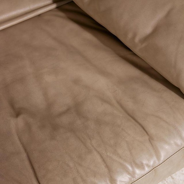 Model 4000 Leather Sofa Set by Rolf Benz, Set of 4 For Sale - Image 15 of 18