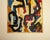 Vintage Double-Sided Painting, CoBrA-Style Abstraction & Mystical Figures 1950s For Sale - Image 4 of 6