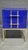Metal Pair of Blue Glass Bedside Tables Made in Italy Justfurnituress Designer For Sale - Image 7 of 12