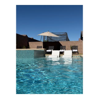 In-Pool Chaise Lounge Chairs, Set of 2, White For Sale