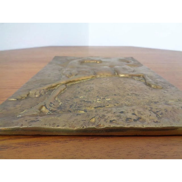 Metal Brutalist Metal Horse Wall Panel, 1960s For Sale - Image 7 of 18