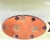 Aqua Hot Cast Glass Winged Canoe Bowl W/ Copper Base by George Bucquet For Sale - Image 8 of 9