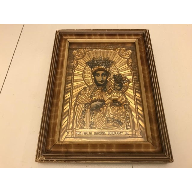 Image of Our Lady of Częstochowa, 1950s For Sale - Image 10 of 17
