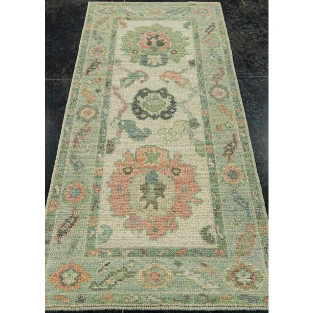 Turkish Oushak Rug 2'3" x 4'11" #20261 Explore a curated collection of hallway runners, wool rugs, and handmade...