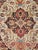 Antique Persian Lavar Kerman Oriental Carpet, Handmade, White, Navy, Jewel Tone For Sale - Image 4 of 18