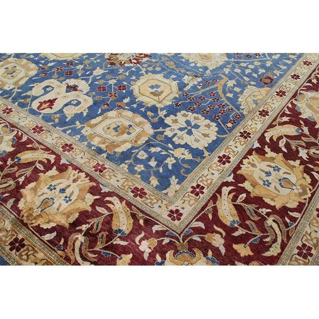 Handwoven Oushak Style Area Rug 12’0″ X 15’3″ For Sale - Image 12 of 13