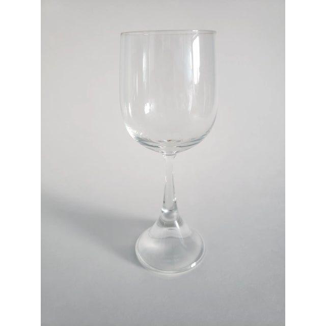 These vintage white wine glasses are part of a set (see other posts) of cordial, wine and juice glasses of my...
