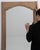 Cream 19th Century French Pair of Oak Wall Mirrors, Tall Format For Sale - Image 8 of 8