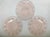 1940s Pink Floral Glass Dishes- Set of 14 For Sale - Image 10 of 12