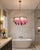 Metal Italian Chandeliers Murano Glass, 1990, Set of 2 For Sale - Image 7 of 11