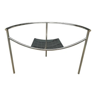 1980s Vintage Philippe Starck Dr. Sondebar Chromed Steel Chair for Xo For Sale
