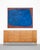 Blue Large 4x5 Vintage Abstract Painting on Canvas, 1978 For Sale - Image 8 of 8
