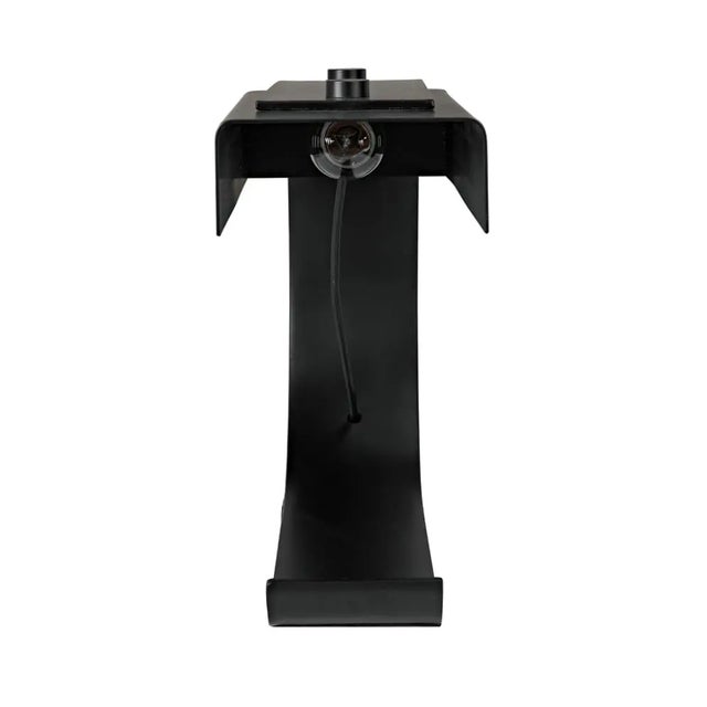 2020s Alfred Table Lamp, Black Metal For Sale - Image 5 of 5