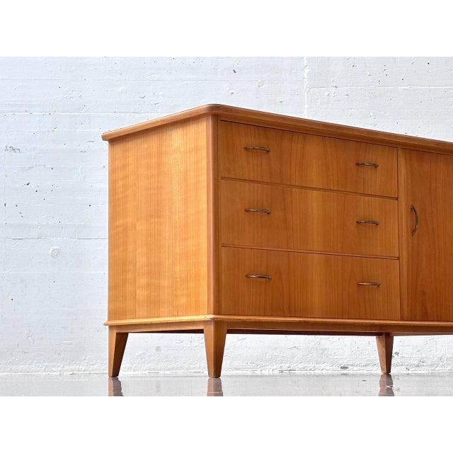 Mid-Century Modern Sideboard in Teak, 1950s For Sale - Image 12 of 17