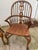 Solid Oak Windsor Style Dining Chairs- Set of 6 For Sale - Image 4 of 8