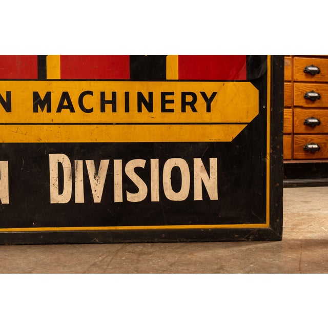 1930s–1940s Minneapolis-Moline Modern Machinery Tin Advertising Sign For Sale In Chicago - Image 6 of 7