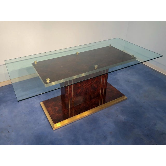 Mid-Century Italian Modern Dining Table, 1970s For Sale - Image 9 of 18