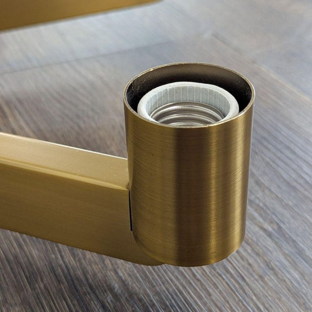 Metal Contemporary Kuzco Lighting Claire Modern 8-Light Chandelier in Brushed Brass Finish For Sale - Image 7 of 8