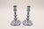 2 Pairs of Royal Delft Blue & White Ceramic Candlesticks C-57 & C-38 For Sale In Philadelphia - Image 6 of 12