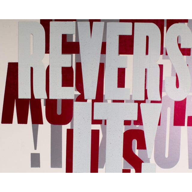 Contemporary “Flip It and Reverse It!” Letterpress Poster by Carl Pope Jr. For Sale - Image 3 of 8