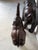 Vintage Safari Style Oversized Leather Elephant Sculptures With Raised Trunks – A Pair For Sale - Image 15 of 18