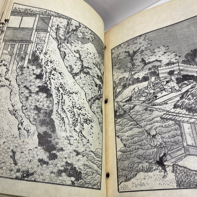 Black 1960 One Hundred Views of Fuji Hokusai Book For Sale - Image 8 of 12
