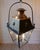 Black Mid 20th Century French Copper and Iron Lantern with Star Motifs For Sale - Image 8 of 9