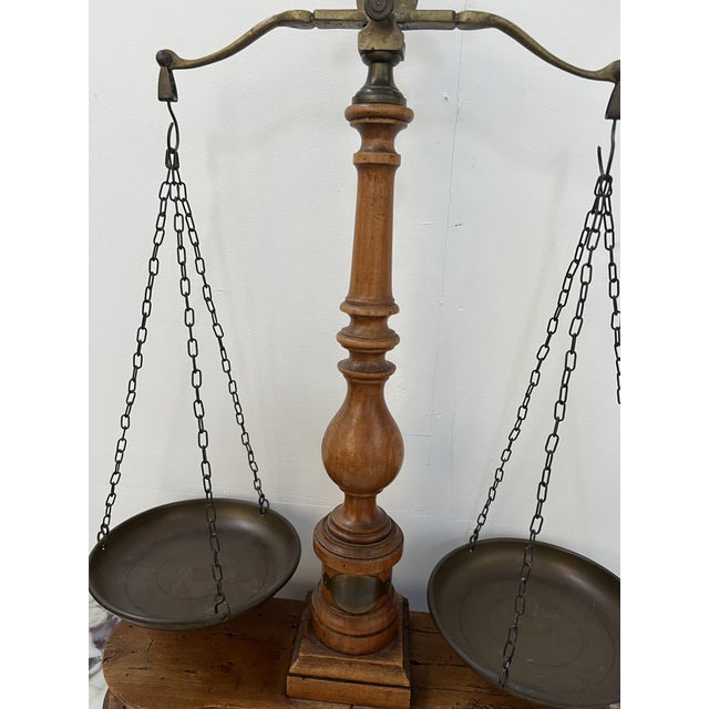2000 - 2009 20th Century Wooden and Copper Scale For Sale - Image 5 of 13