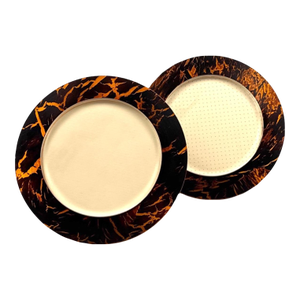 Hollywood Regency Set of 2 Lucite Picture Frames, Italy 1970s