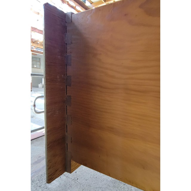 Mid-Century Modern Tall Dresser With Art Deco Influence For Sale - Image 13 of 14