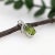 Metal 4.4ct Peridot Pendant with Earth Mined Diamonds in Solid 14K Gold Oval 11x9mm For Sale - Image 7 of 10