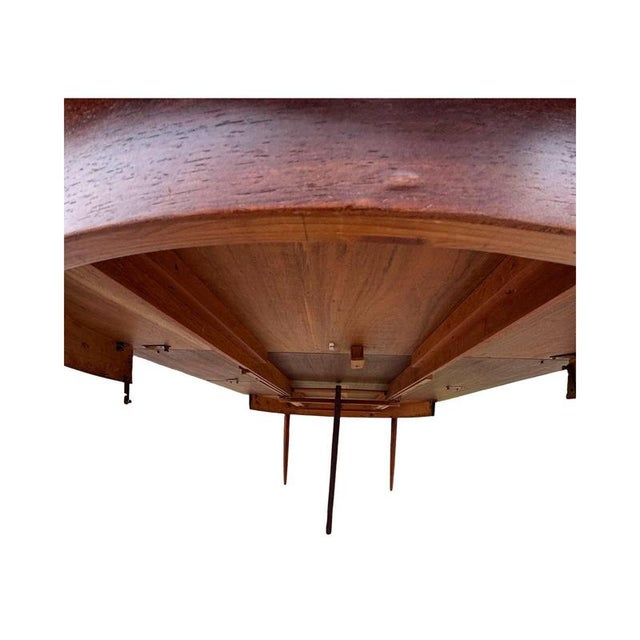 Vintage Scandinavian Extendable Dining Table, 1960s For Sale - Image 9 of 10