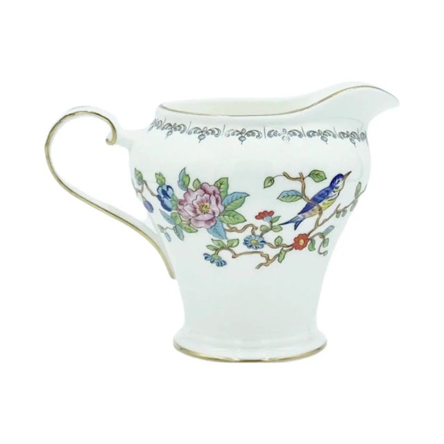 Vintage Aynsley Pembroke Fine Bone China Coffee Creamer Pitcher For Sale - Image 12 of 12