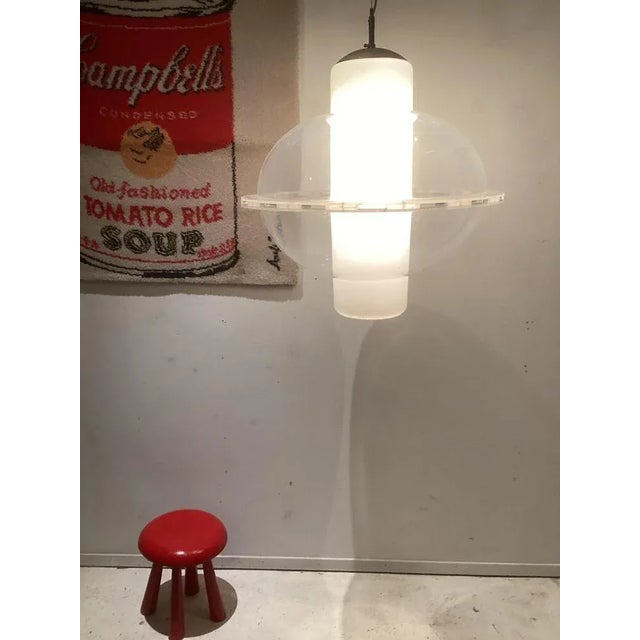 Glass Popart Pendant Light Lamp ,1970s For Sale - Image 7 of 10