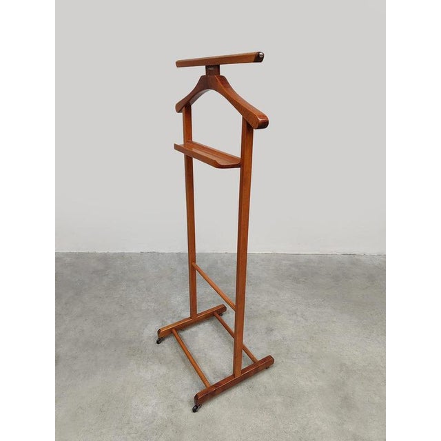 Brown Mid-Century Modern Italian Valet Stand by Ico & Luisa Parisi for Fratelli Reguitti, 1960s For Sale - Image 8 of 9