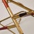 Italian Mid Century Modern Trolley Bar Cart Brass Glass Attributed to Cesare Lacca, 1950s For Sale - Image 6 of 9