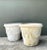 Late 20th Century Vintage Cement Swag Embellished Planters - Pair For Sale - Image 5 of 12