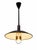 Vintage Adjustable Industrial Black Metal Pendant Lamp, 1980s For Sale - Image 4 of 6