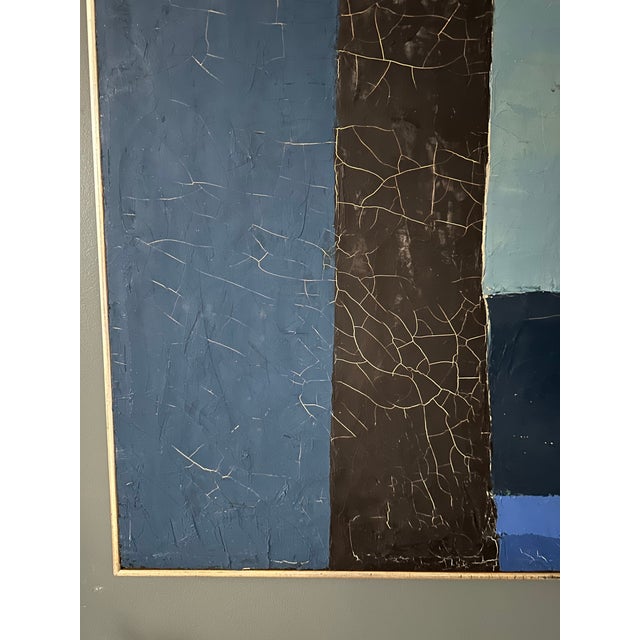 1970s Extraordinary Gail Cottingham Abstarct Painting 1970’s American Aspen Colorado For Sale - Image 5 of 9