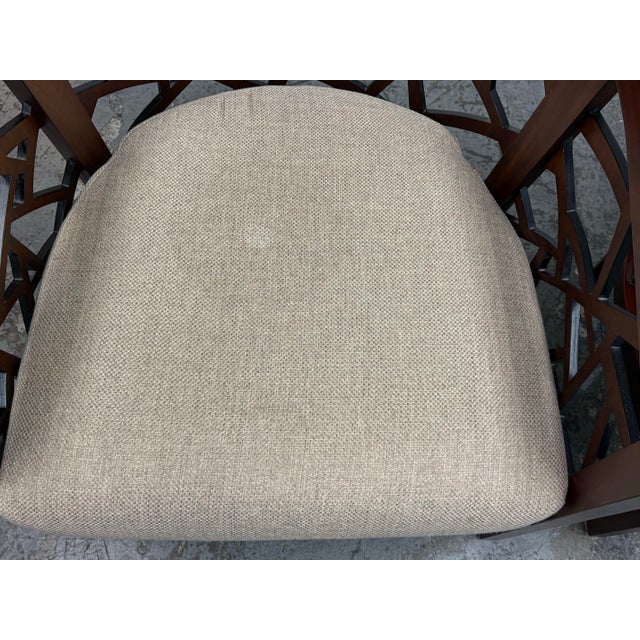 Brown Crate & Barrel Ankara Lounge Chairs, Pair For Sale - Image 8 of 12