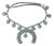 Danny Clark Navajo (1946-2021) Sterling/turquoise squash blossom necklace For Sale