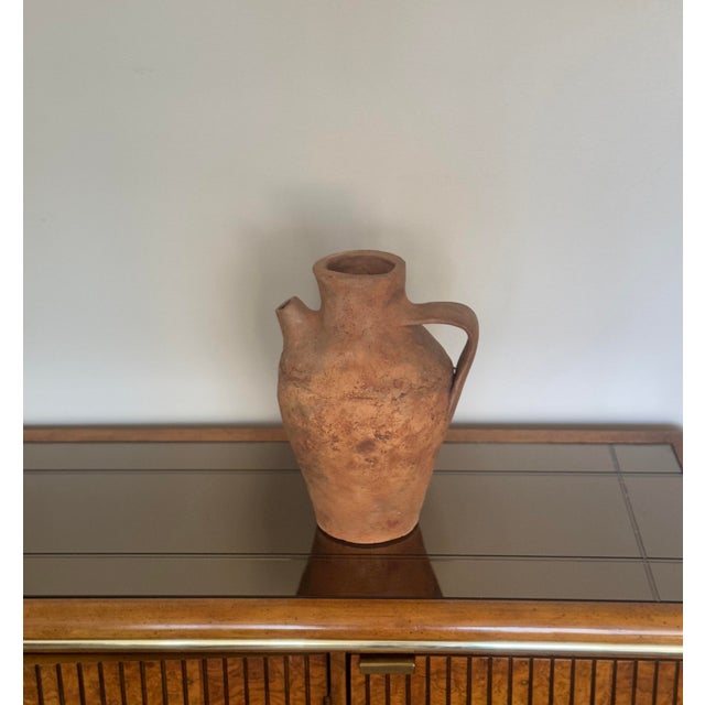 Early 20th Century Vintage Primitive Clay Vessel Jug For Sale - Image 5 of 8