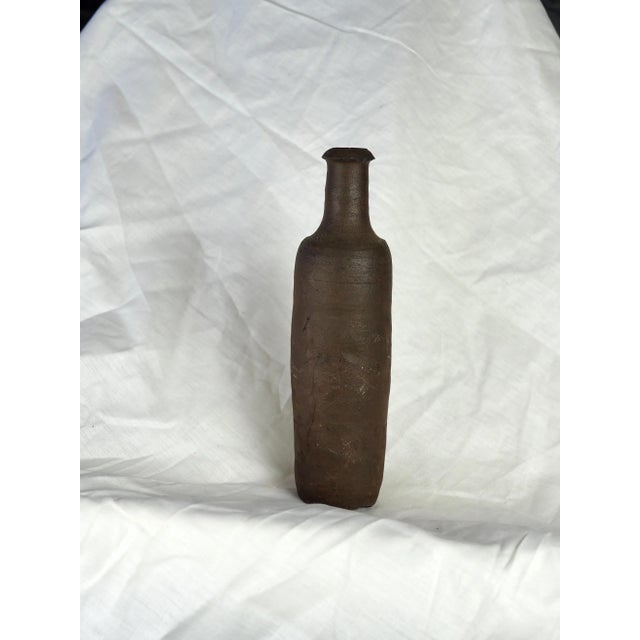 Ceramic 19th Century French Ger Norman Stoneware Bottle, Small Type 1 For Sale - Image 7 of 13